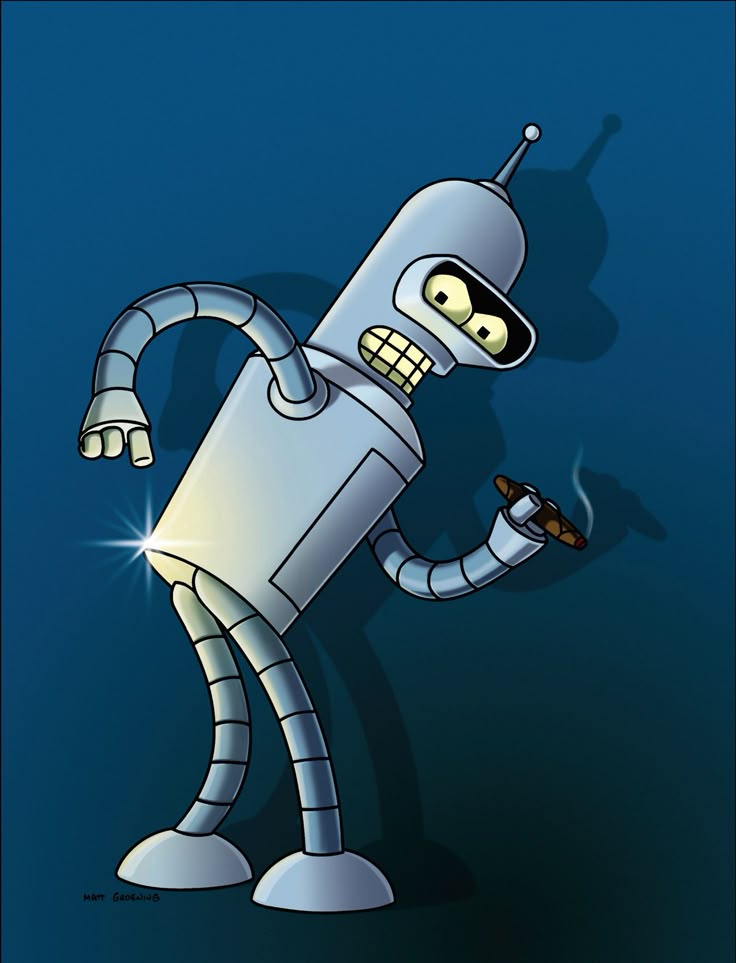 Bender Bending Rodr&iacute;guez from Futurama
